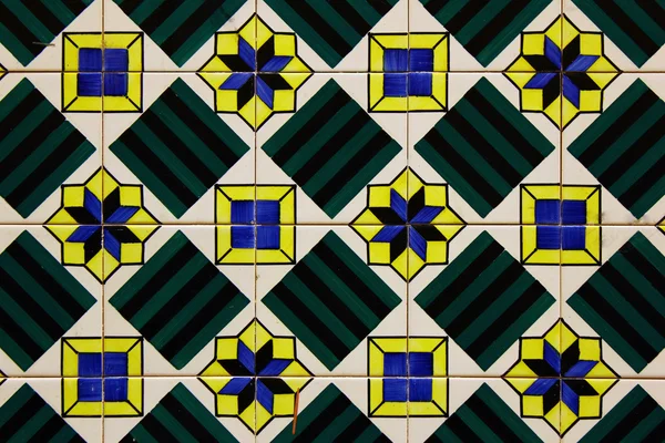 Detail of some typical portuguese tiles — Stock Photo, Image