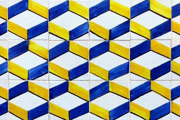 Detail of some typical portuguese tiles — Stock Photo, Image