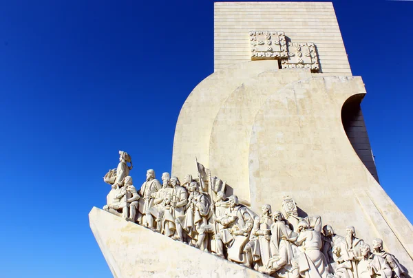 Памятник португальским открытиям. Лиссабон — стоковое фото