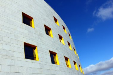 detay, modern bir bina, lisbon, Portekiz