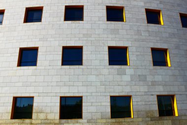 detay, modern bir bina, lisbon, Portekiz