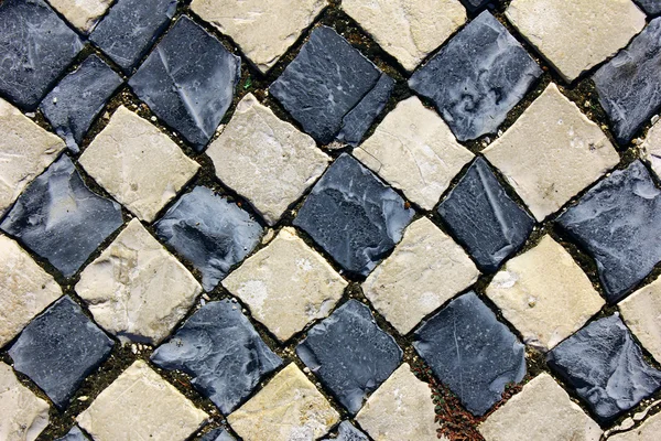 Detail of a typical portuguese pavement at Lisbon, Portugal — Stock Photo, Image
