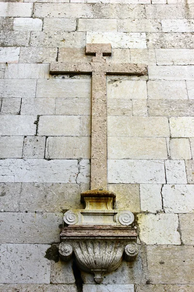 Detalhe de uma cruz em Lisboa — Fotografia de Stock