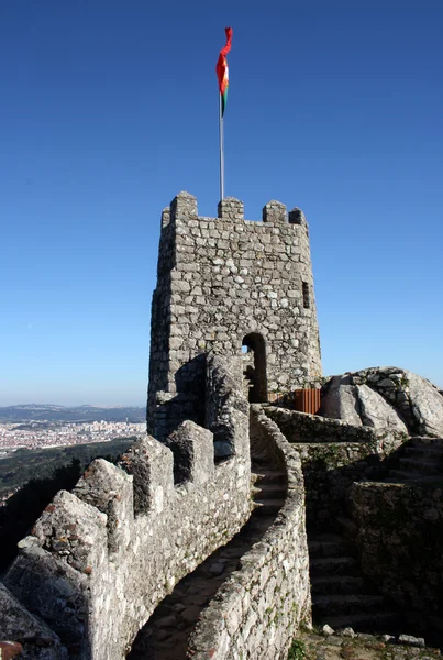 Detalle del Castillo de los Moros en Sintra, Portugal — Foto de Stock
