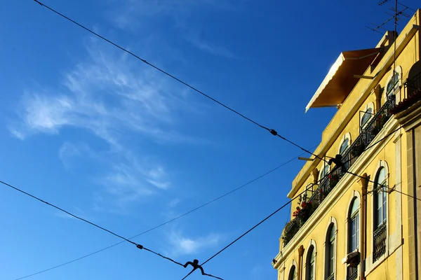 Detalle de un antiguo edificio en Lisboa, Portugal —  Fotos de Stock