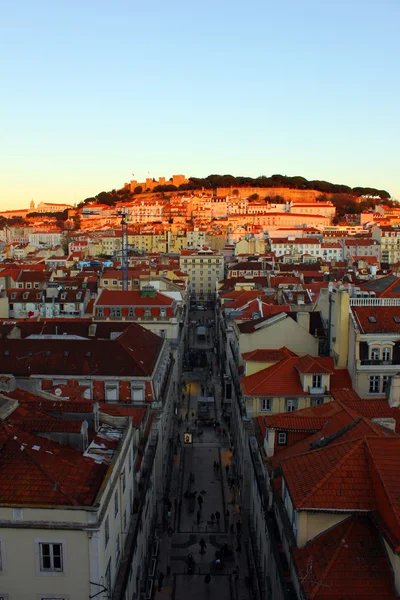 Castillo de la colina, Lisboa, Portugal — Foto de Stock