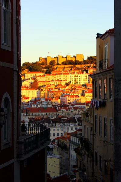 Castle hill, Lizbona, Portugalia — Zdjęcie stockowe