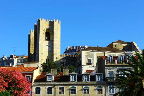 Kvarteret katedralen i Lissabon, portugal — Stockfoto