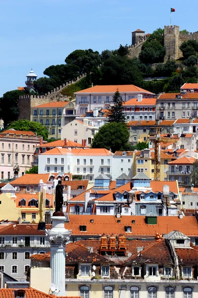 Castle hill, Lissabon, portugal — Stockfoto