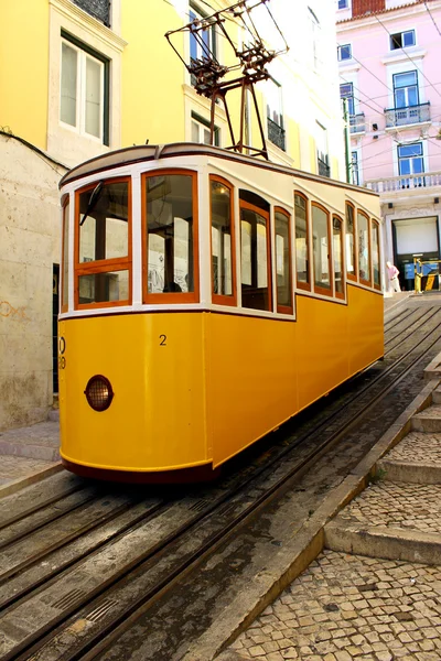 Elevador da bica, Lizbona, Portugalia — Zdjęcie stockowe