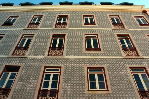 Detalle de un antiguo edificio en Lisboa, Portugal —  Fotos de Stock