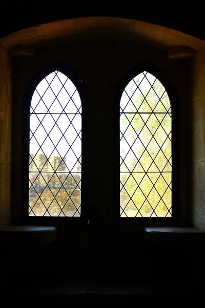 Λεπτομέρεια από μερικά παλιά παράθυρα — Φωτογραφία Αρχείου