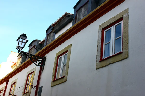 Detail van een oud gebouw in Lissabon, Portugal — Stockfoto