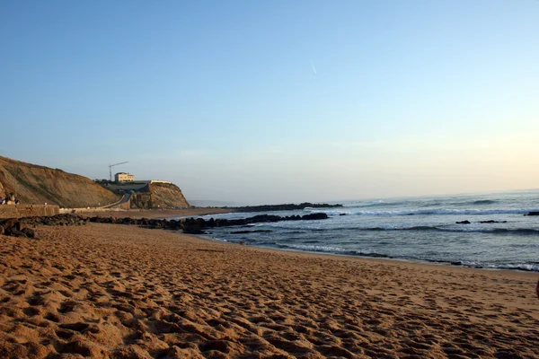 Detalle de la playa portuguesa de Ericeira — Foto de Stock