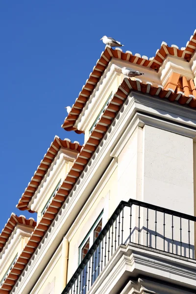 Détail d'un ancien bâtiment à Lisbonne, Portugal — Photo