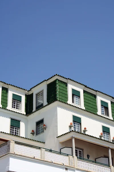 Detalj av en byggnad i ericeira, portugal — Stockfoto