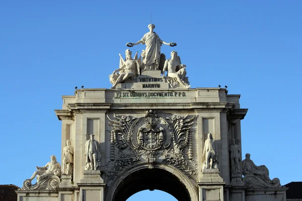 Detalhe do arco em Lisboa — Fotografia de Stock