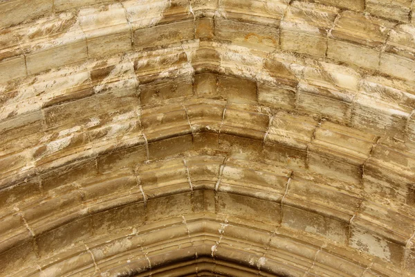 Dettaglio di una porta decorata al Monastero di Alcobaca, Portogallo — Foto Stock