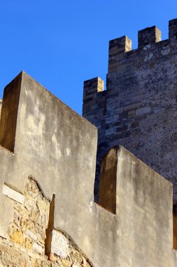 detay ve saint george kale, lisbon, Portekiz