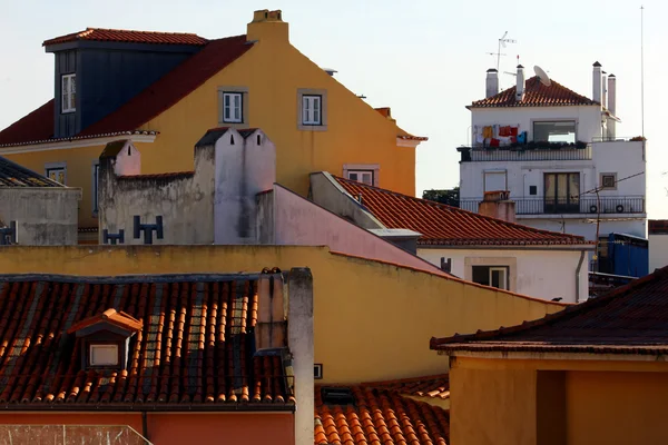 Detal starego budynku w Lizbonie, Portugalia — Zdjęcie stockowe