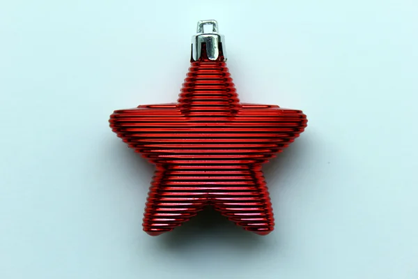 Estrella roja de Navidad —  Fotos de Stock