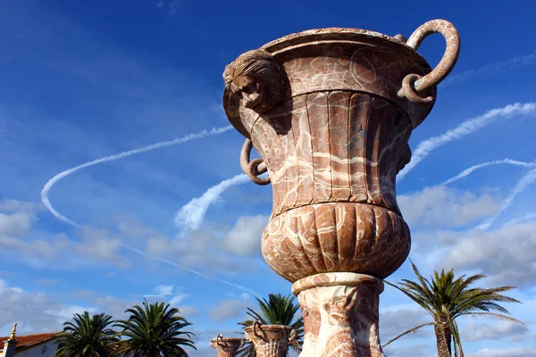 Detail of a marble jar — Stock Photo, Image