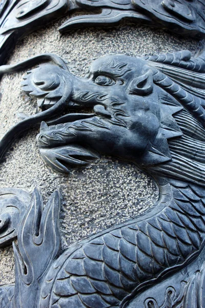 Estátua de dragão chinês — Fotografia de Stock