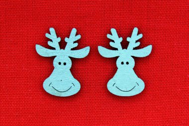 Noel geyiği dekorasyon arka plan