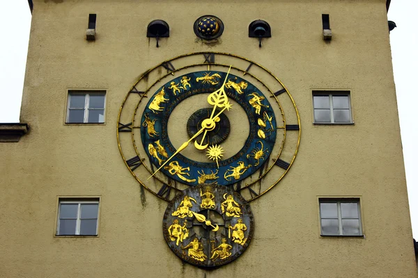 Deutsches Museum Clock, Munich, Germany — Stock Photo, Image