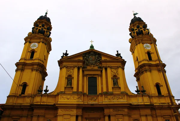 Theatiner kirche, Münih, Almanya — Stok fotoğraf