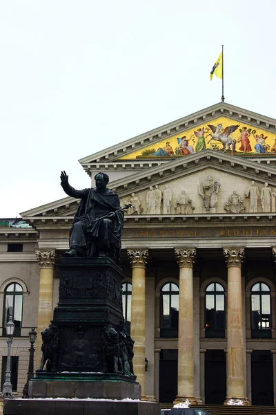 Statua Max Joseph, Monaco di Baviera, Germania — Foto Stock