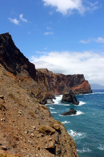 Ponta de sao Luiz, eiland madeira, portugal — Stockfoto