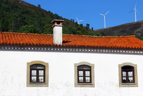 Деталь типичного дома в маленькой португальской деревне — стоковое фото