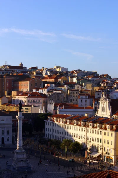 Praça do Rossio, Lisboa, POrtugal — Fotografia de Stock