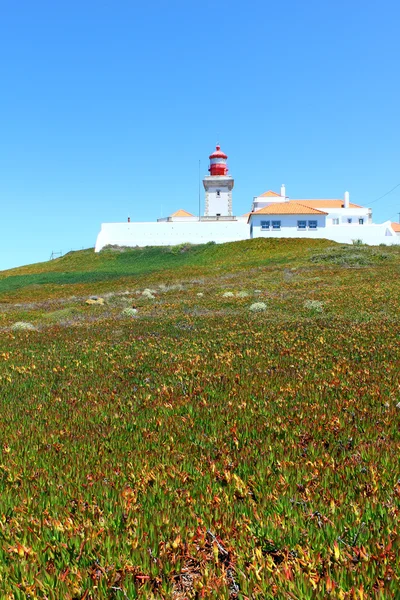 Cabo da roca på portugal är den mest västra poit Europa — Stockfoto