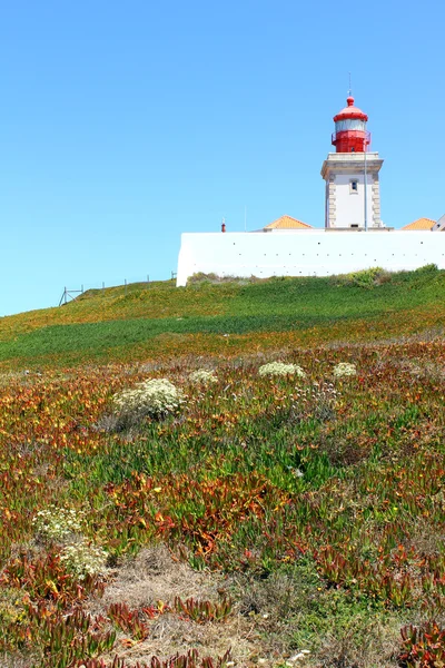 Cabo da Roca в Португалии является самым западным poit в Европе — стоковое фото