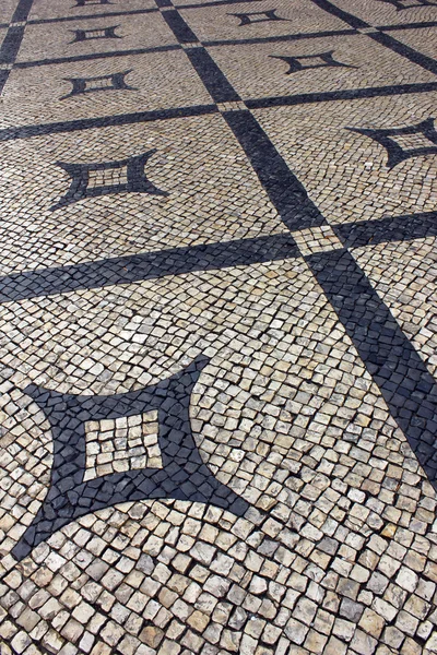 Calcada portuguesa, portugisiska trottoaren — Stockfoto