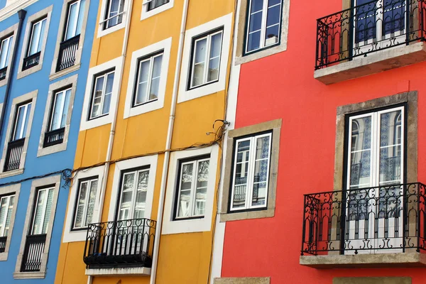 Detail of some typical buildings at Lisbon — Stock Photo, Image