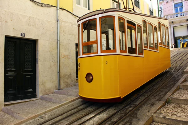 Elevador da bica, Lizbona, Portugalia — Zdjęcie stockowe