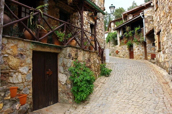 Detail of a street of an old portuguese village — Stock Photo, Image