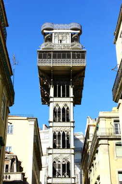 Santa justa asansörü, lisbon, Portekiz