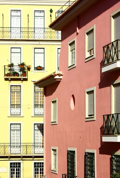 Détail d'un ancien bâtiment à Lisbonne, Portugal — Photo