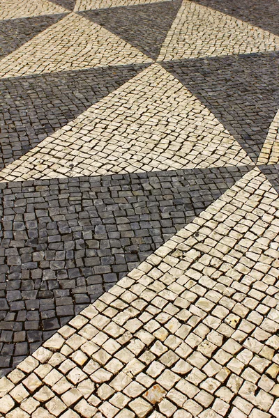 Calcada Portuguesa, Pavimento Portugués — Foto de Stock