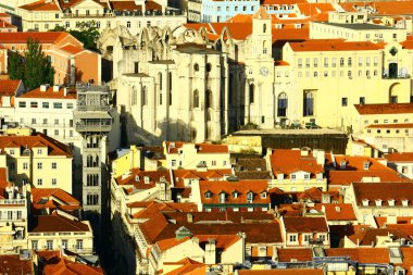 Santa justa asansörü, lisbon, Portekiz