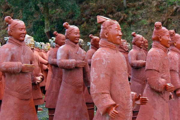 Guerrieri di terracotta cinesi — Foto Stock