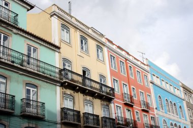 detay bazı eski binalar, lisbon, Portekiz