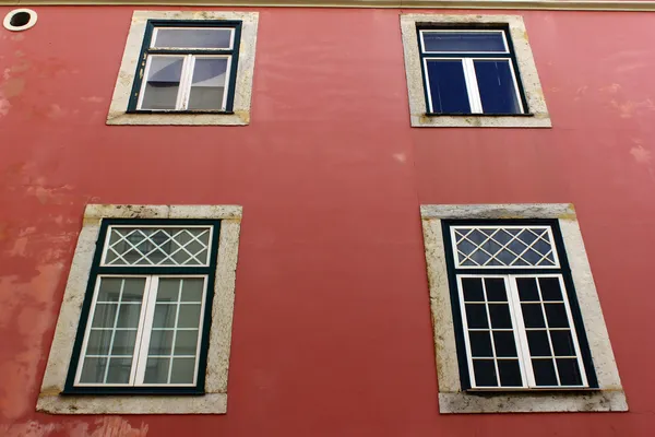 Detalj av några gamla byggnader i Lissabon, portugal — Stockfoto