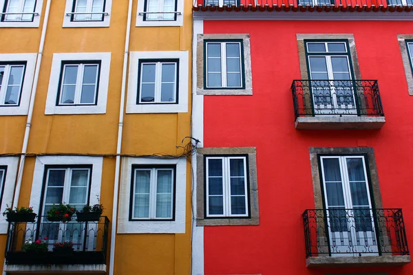 Détail de quelques vieux bâtiments à Lisbonne, Portugal — Photo