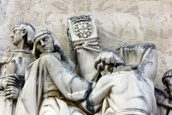 Monumento às descobertas marítimas portuguesas, Lisboa, Portugal — Fotografia de Stock