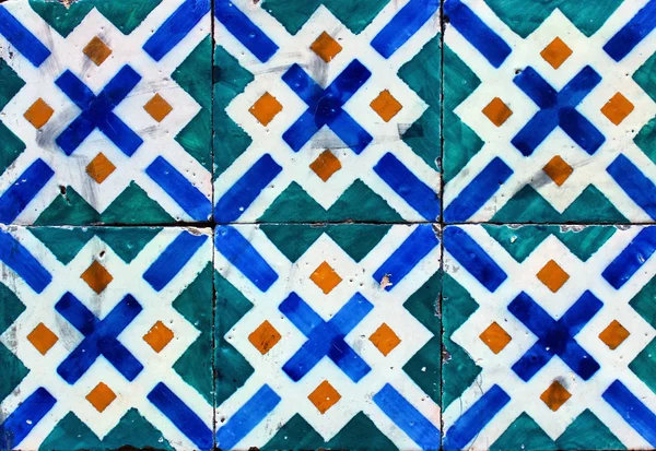 Azulejos, Portuguese tiles — Stock Photo, Image